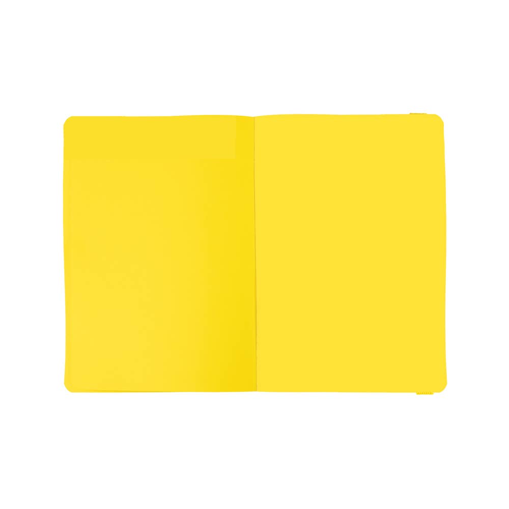 Rachel Ellen Designs A6 Notebook - Yellow Floral/Little Notes