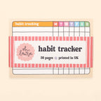 Oh, Laura, A6 Habit Tracker Notepad