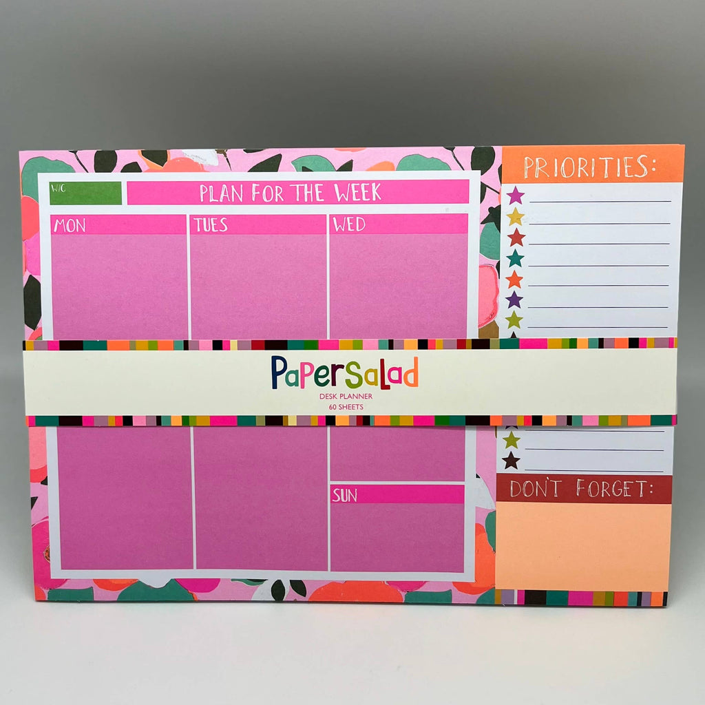Paper Salad, A4 Desk Planner Weekly View