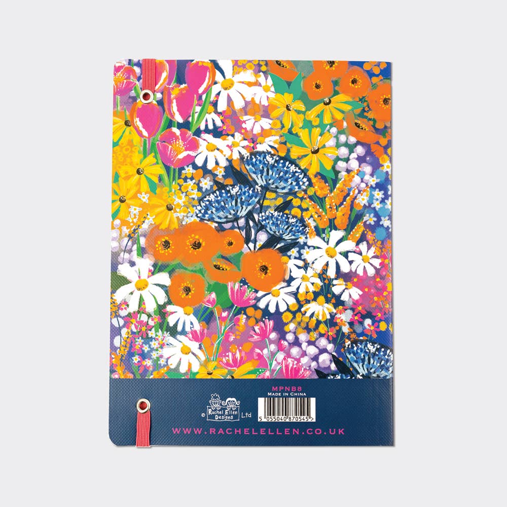 Rachel Ellen Designs, Live Life In Full Bloom, Lined Notebook