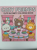 Cozy Friends - cute & comfy colouring book