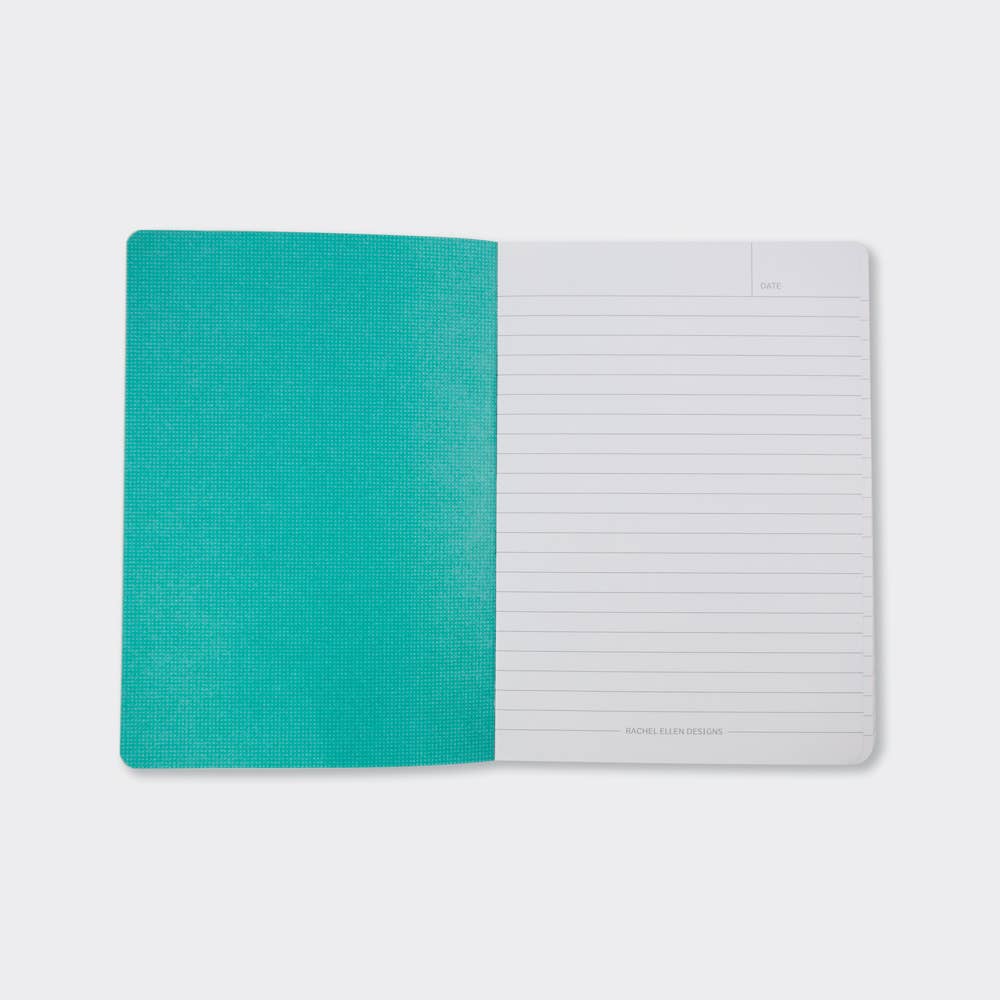 Rachel Ellen Designs 'Every Day Is A Bright New Beginning' Lined Notebook