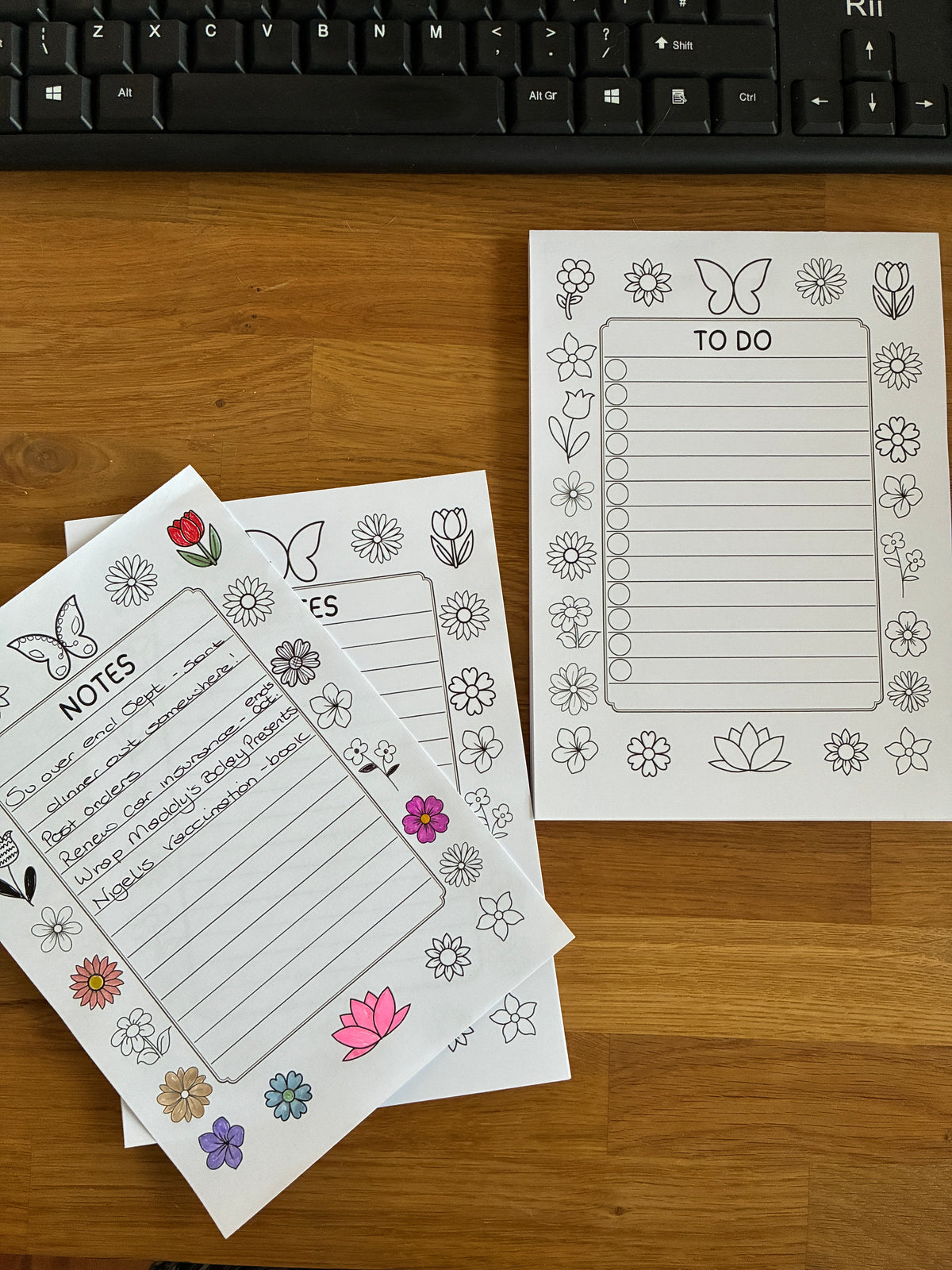Love To Doodle A5 Notepads