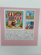 Cozy Friends - cute & comfy colouring book