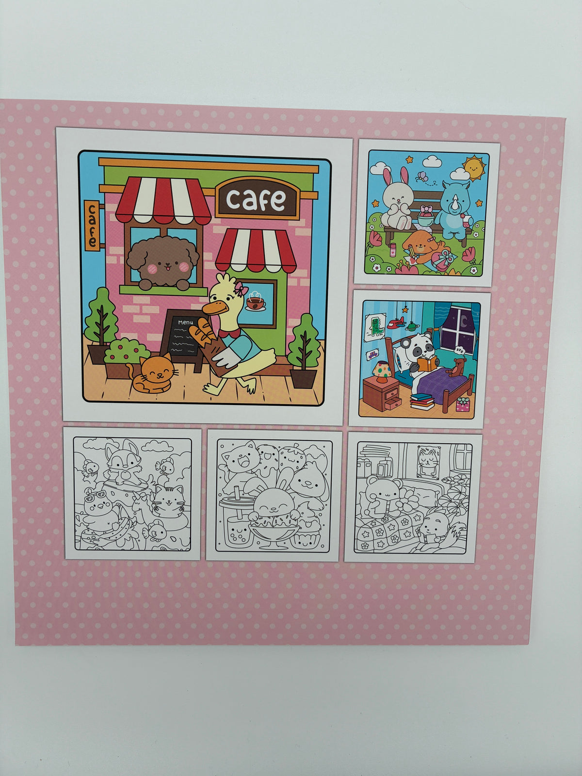 Cozy Friends - cute & comfy colouring book