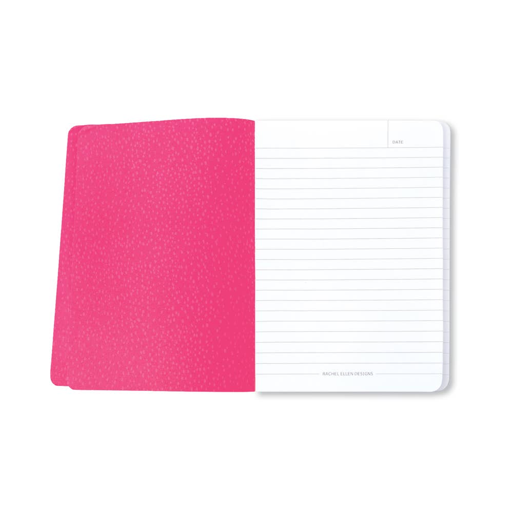 Rachel Ellen Designs, Live Life In Full Bloom, Lined Notebook
