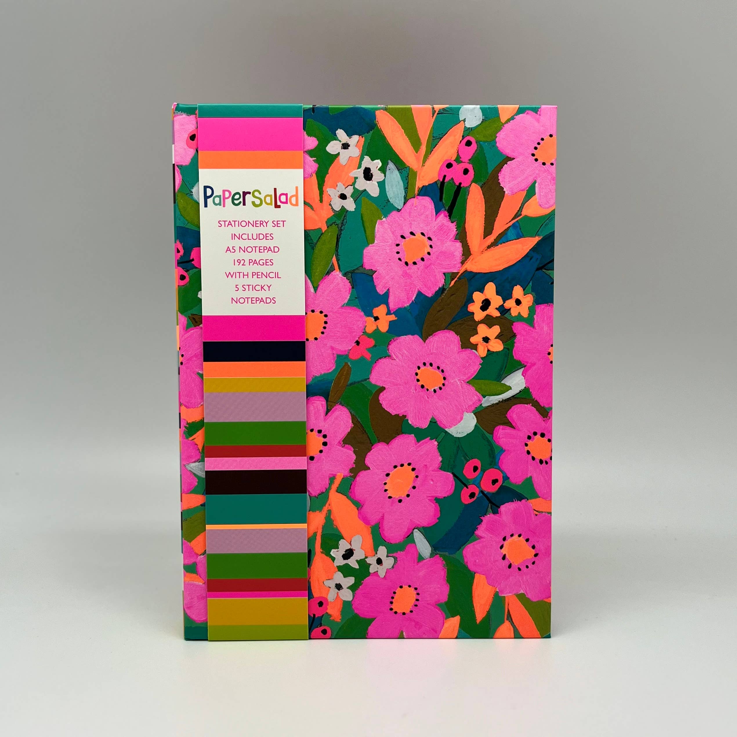Paper Salad Notepad, Sticky Notes and Pencil Set