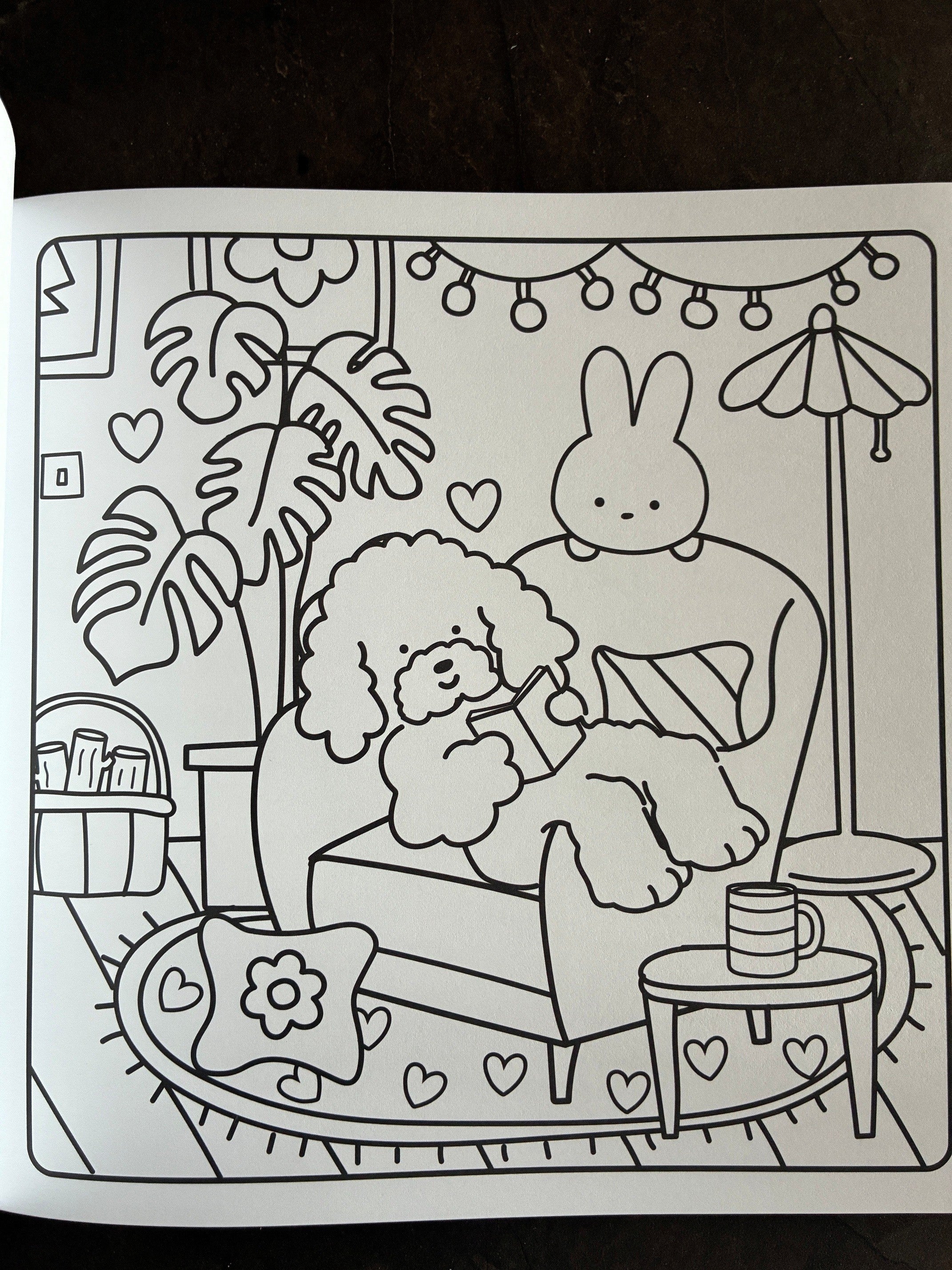 Cosy & Calm Colouring Book