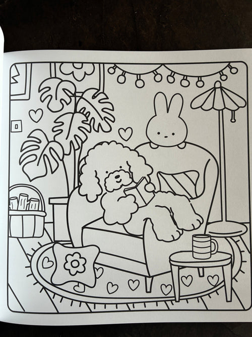 Cosy & Calm Colouring Book