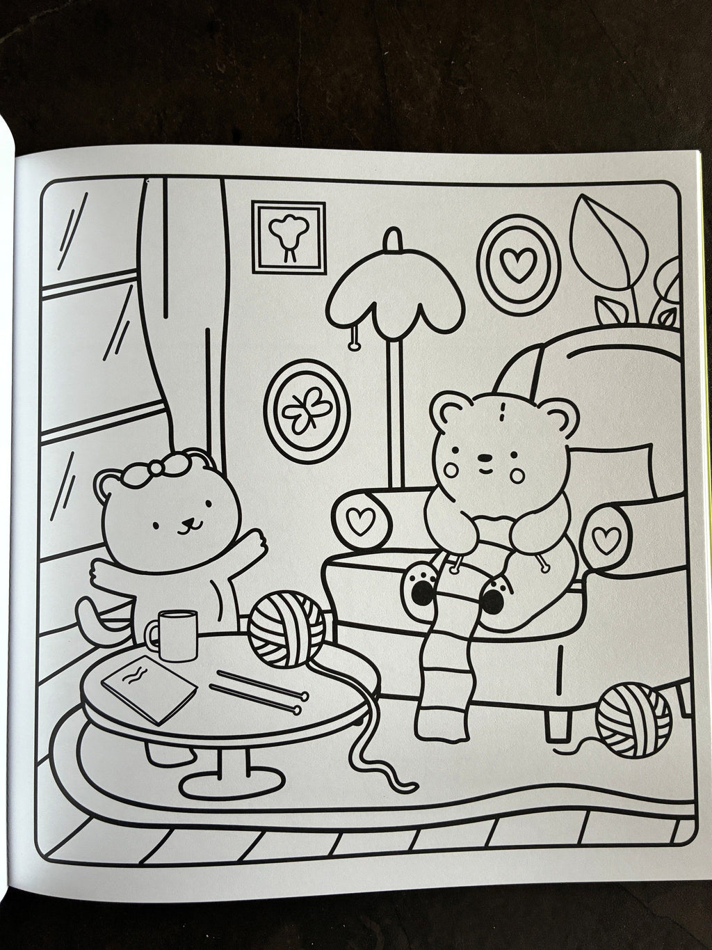 Cosy & Calm Colouring Book