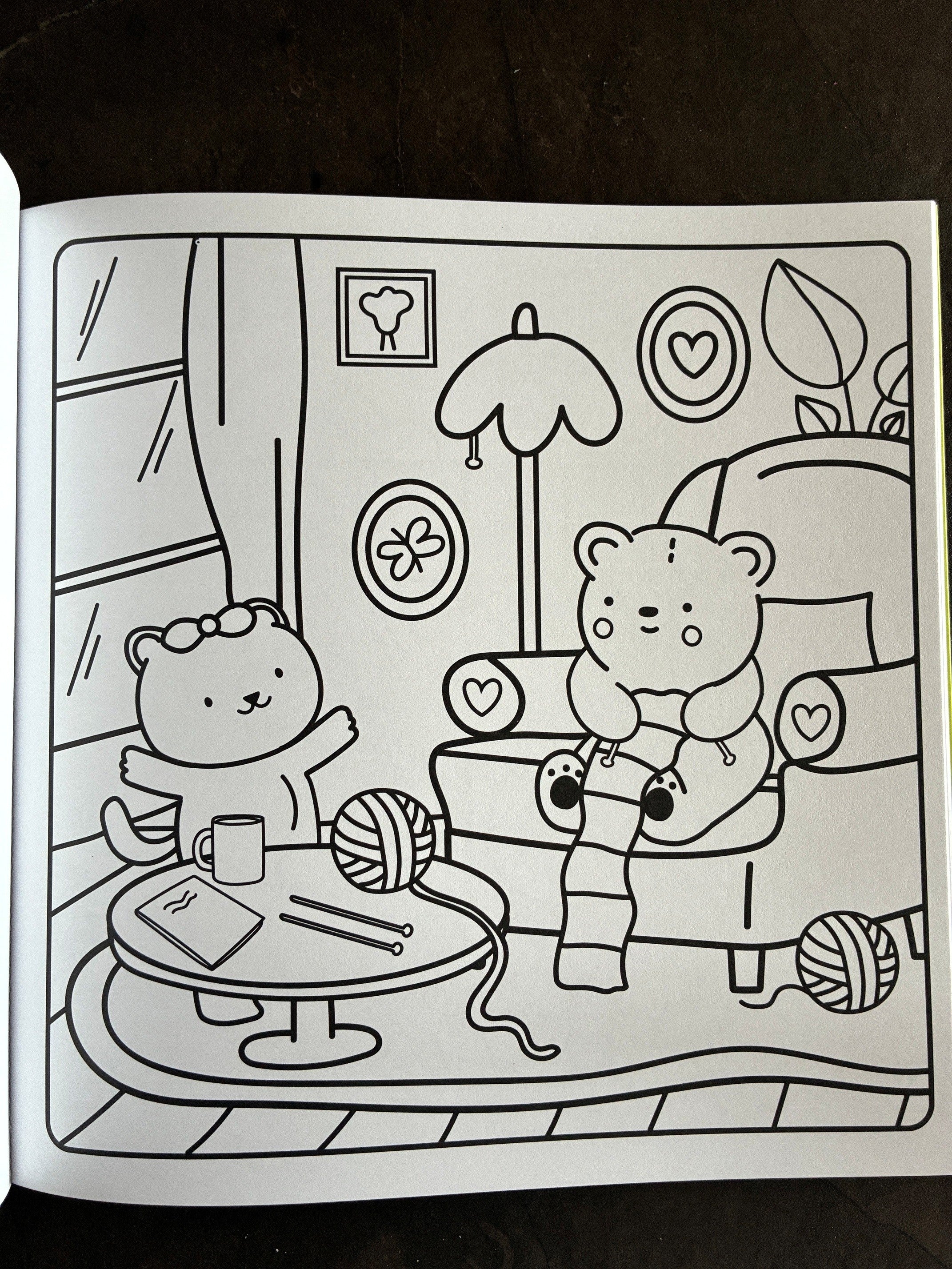 Cosy & Calm Colouring Book