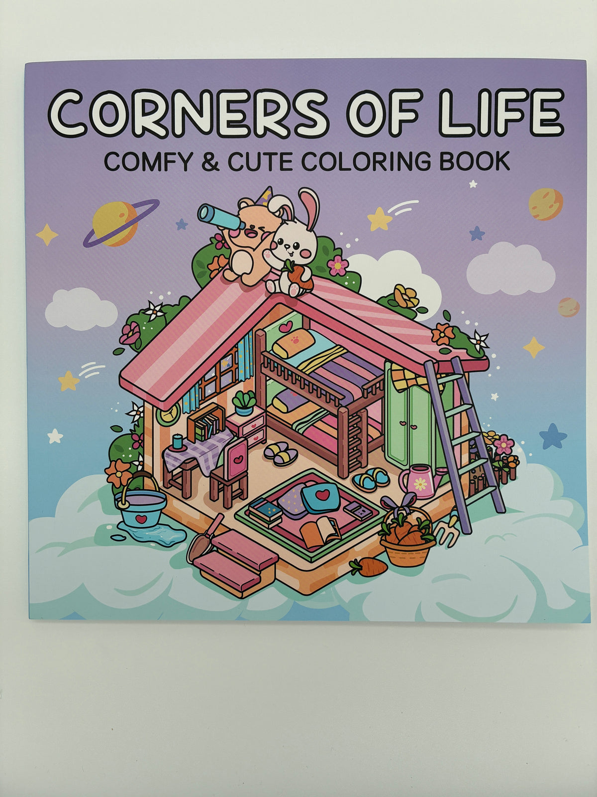 Corners of Life - comfy and cute colouring book
