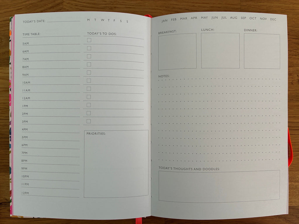 Paper Salad A5 Daily Monthly Planner Organiser Stationery