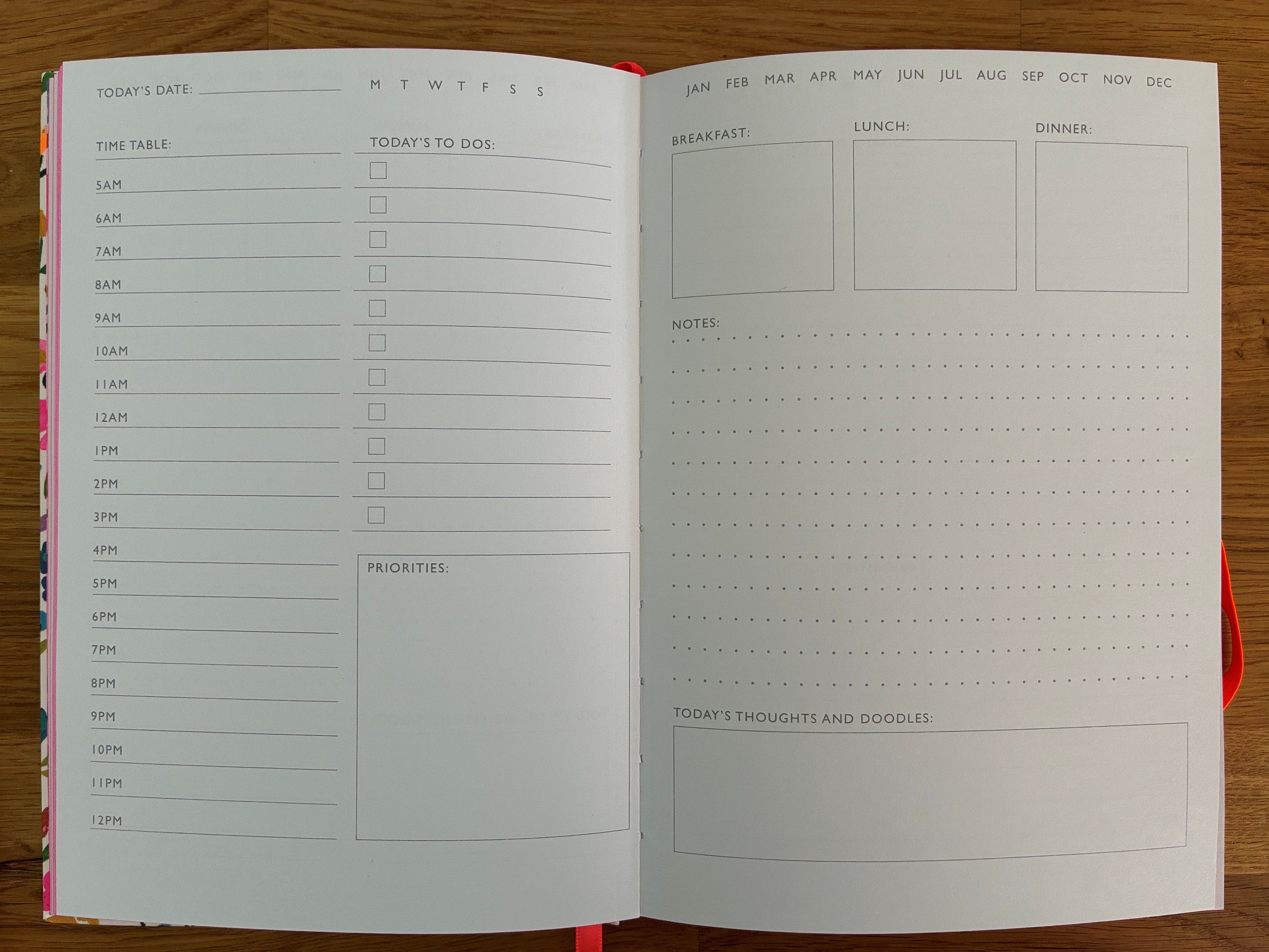 Paper Salad A5 Daily Monthly Planner Organiser Stationery