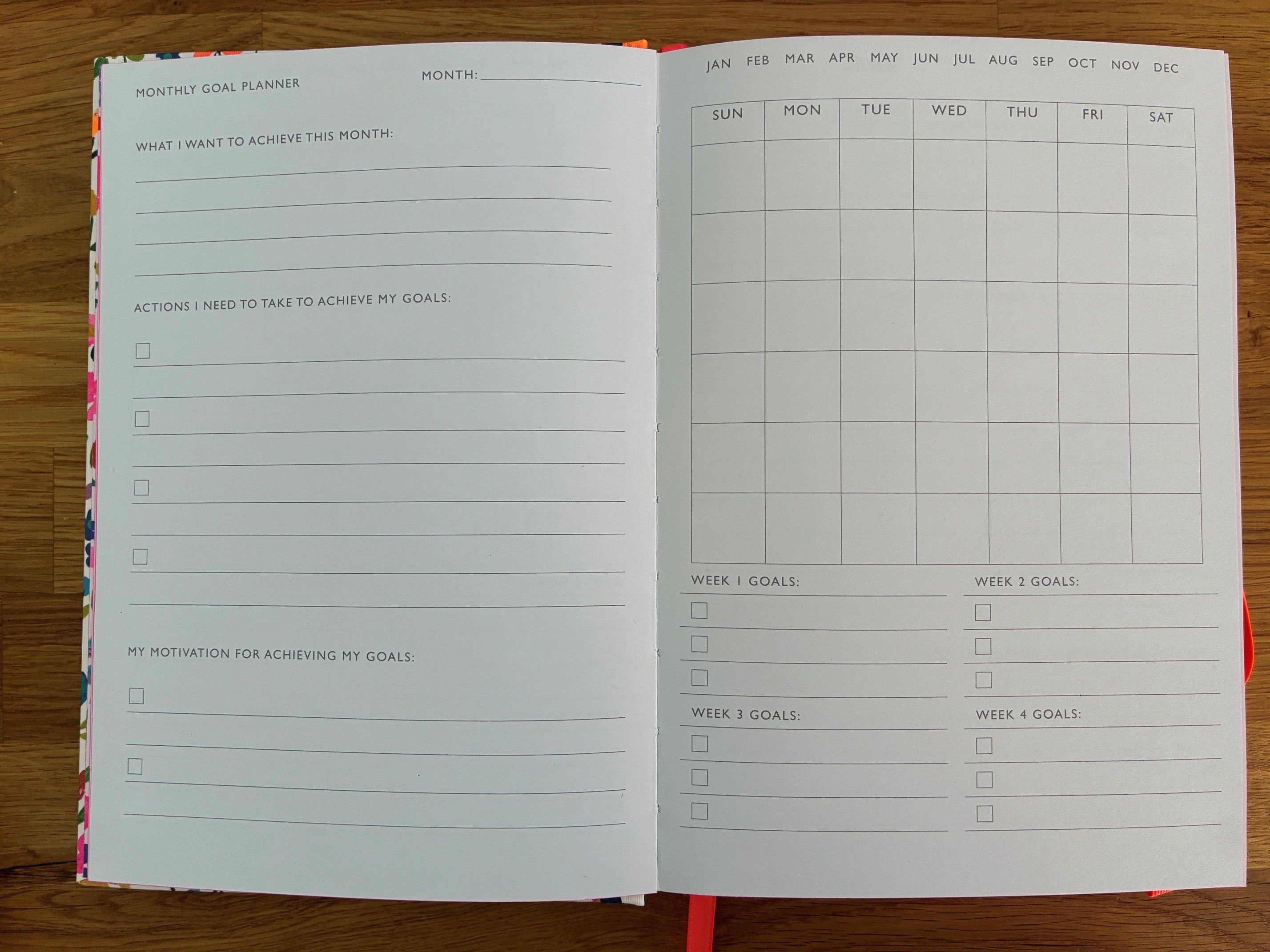 Paper Salad A5 Daily Monthly Planner Organiser Stationery