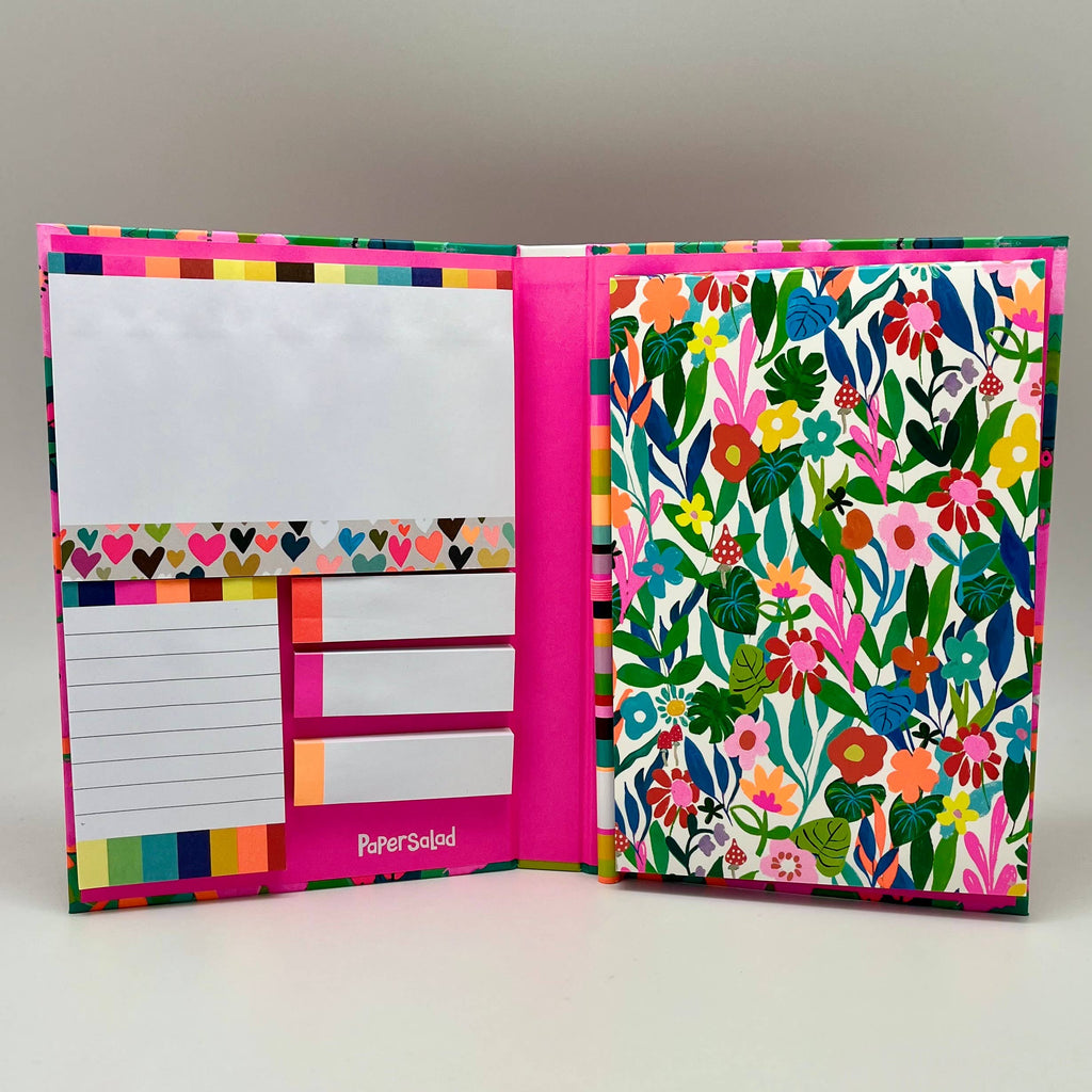Paper Salad Notepad, Sticky Notes and Pencil Set