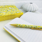 Rachel Ellen Designs A6 Notebook - Yellow Floral/Little Notes