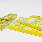 Rachel Ellen Designs A6 Notebook - Yellow Floral/Little Notes