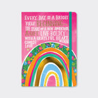 Rachel Ellen Designs 'Every Day Is A Bright New Beginning' Lined Notebook