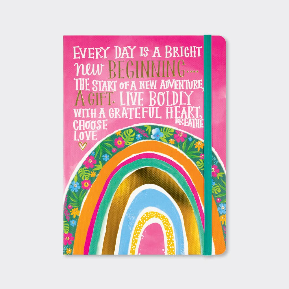 Rachel Ellen Designs 'Every Day Is A Bright New Beginning' Lined Notebook